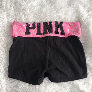 pink shorts